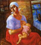 Petrov-Vodkin K. Mother. 1915 Petrov-Vodkin K. Mother. 1915